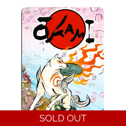 Okami Glitter Full Magnetic Back Magnet